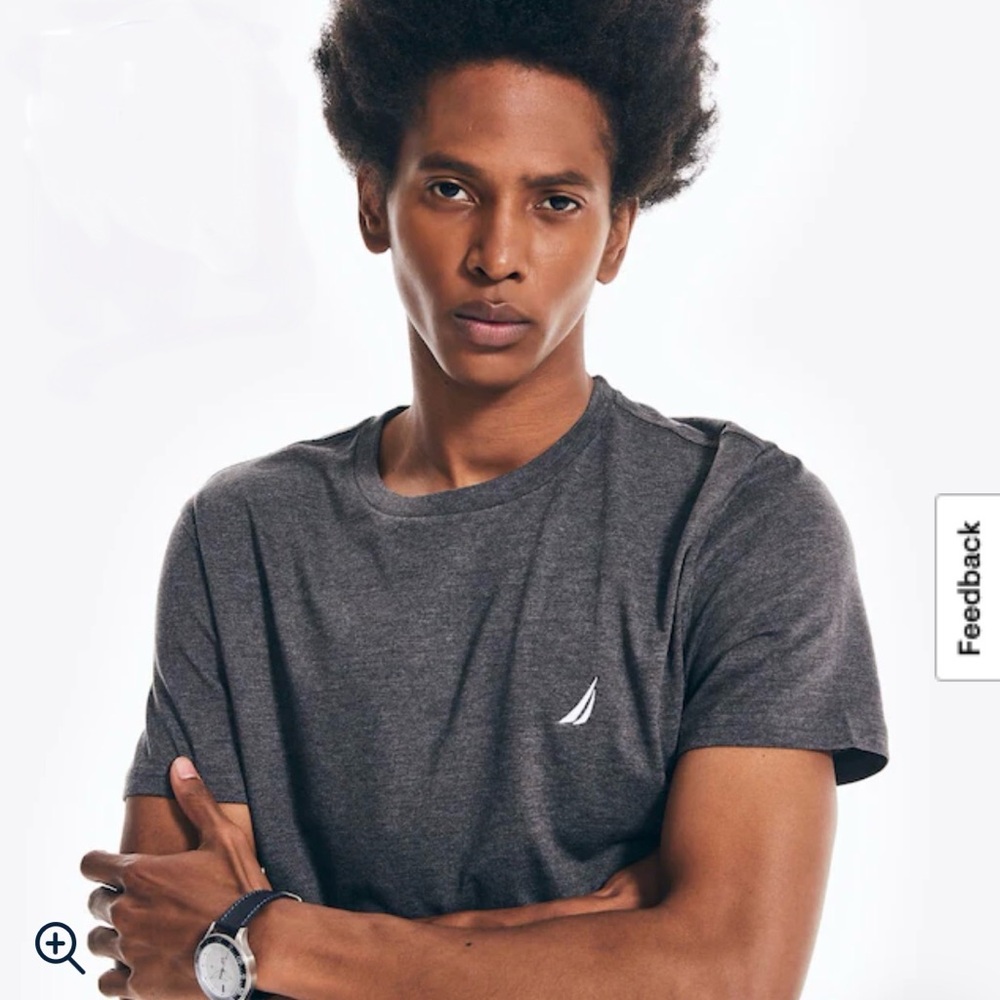 Nautica Men's Charcoal Tee